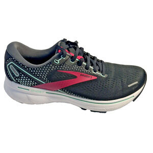 Brooks Ghost 15 Women’s Size 10D Wide Running Shoes Black Pink DNA Loft